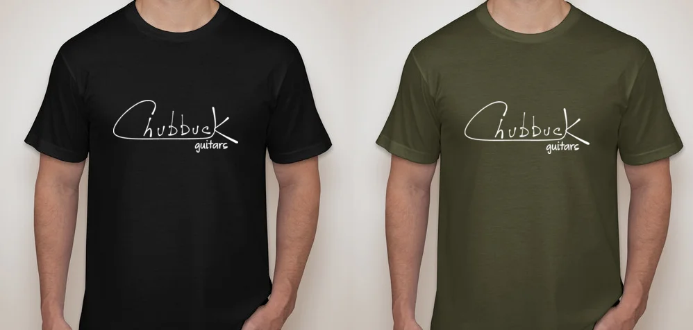 Chubbuck Guitars :: first run of new T-shirts!!!