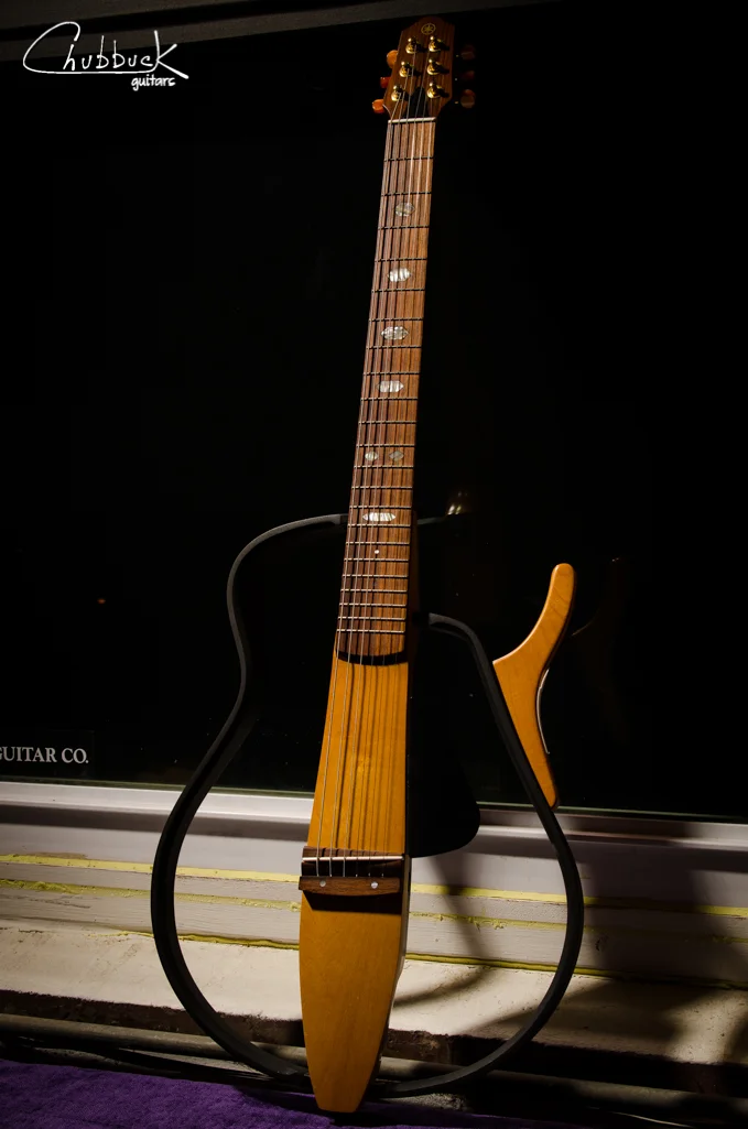 Shhh ... the Yamaha Silent Guitar :: on the bench for a setup / MIDI pickup