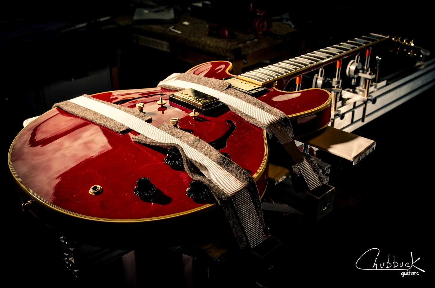 2014 Gibson ES-355 :: twisted fingerboard