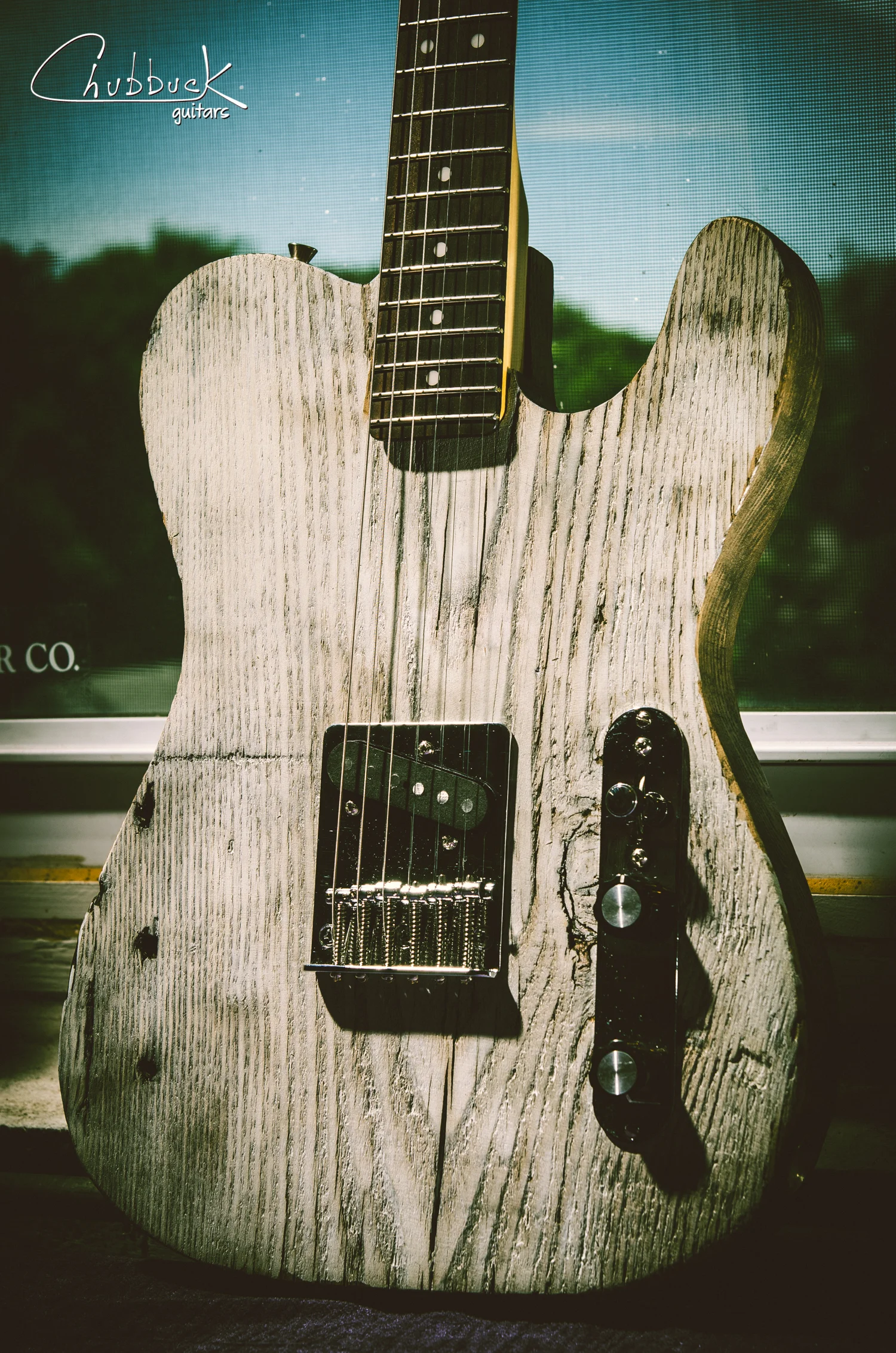 Custom reclaimed pine Tele Esquire [7.3 lbs] :: new neck & assembly