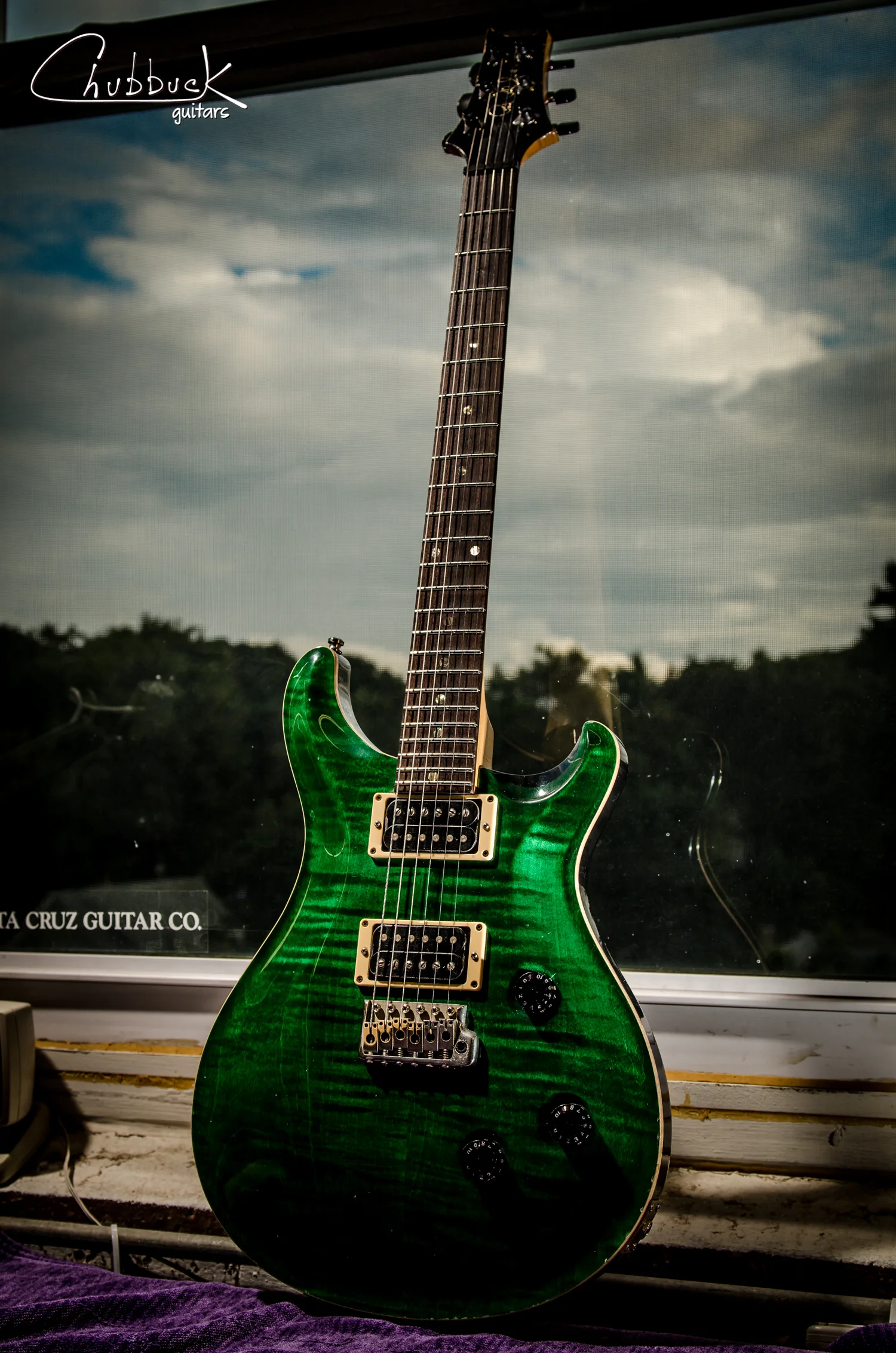 Fret level crown polish :: 1999 PRS Custom 24 [8.3 lbs]