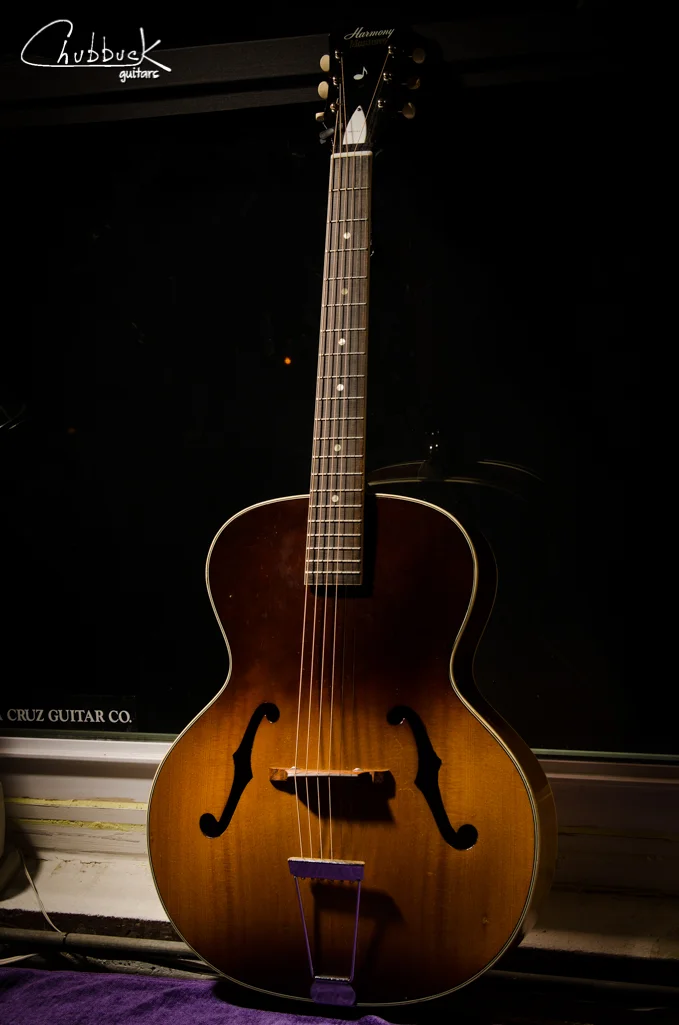 Pristine 1960’s Harmony Monterey archtop :: setup