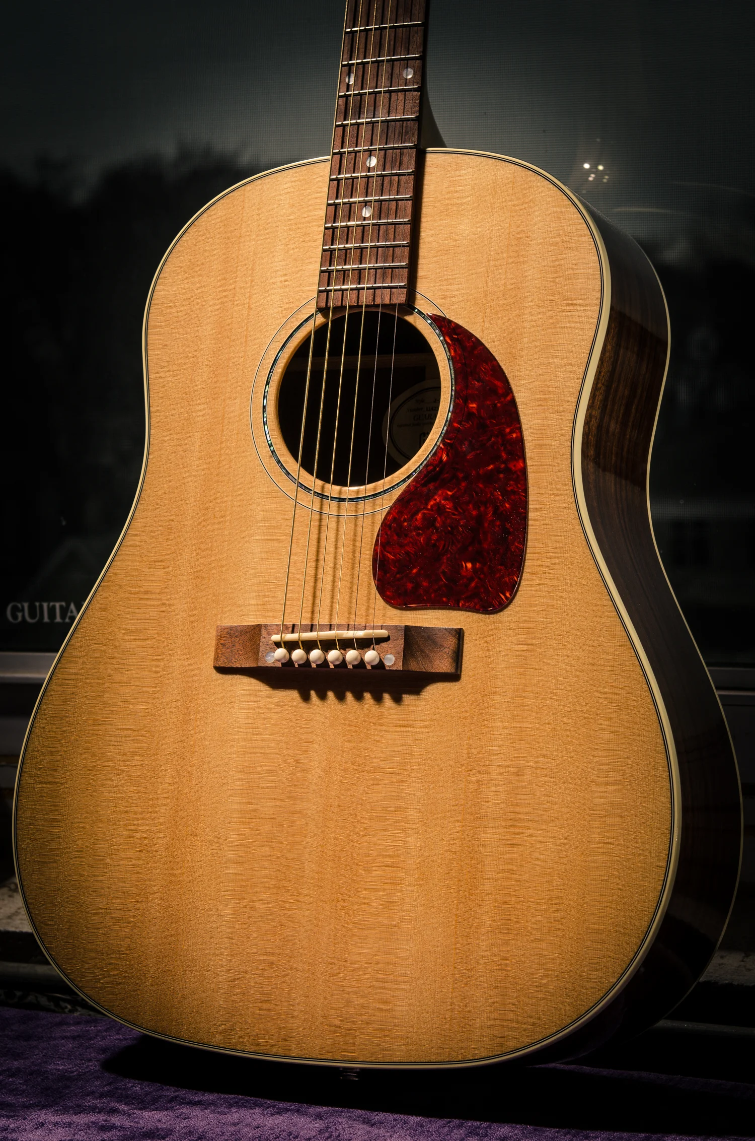 Bone nut, saddle & pins; K&K Pure Mini pickup :: 2015 Gibson J-15 [4.5 lbs]