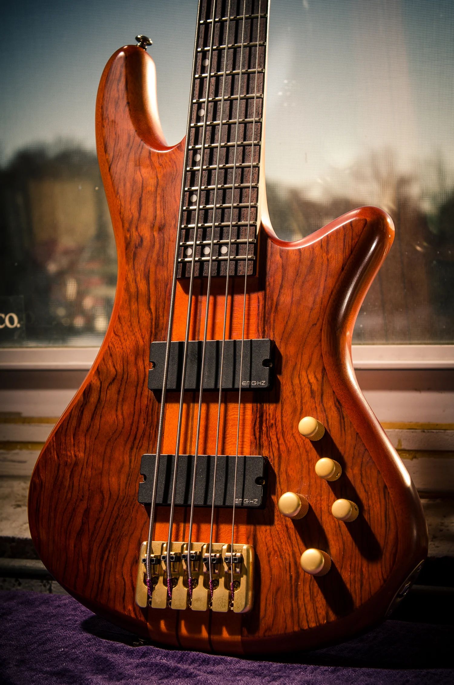 Half round setup :: Schecter Stiletto Studio 5 [9.2 lbs]