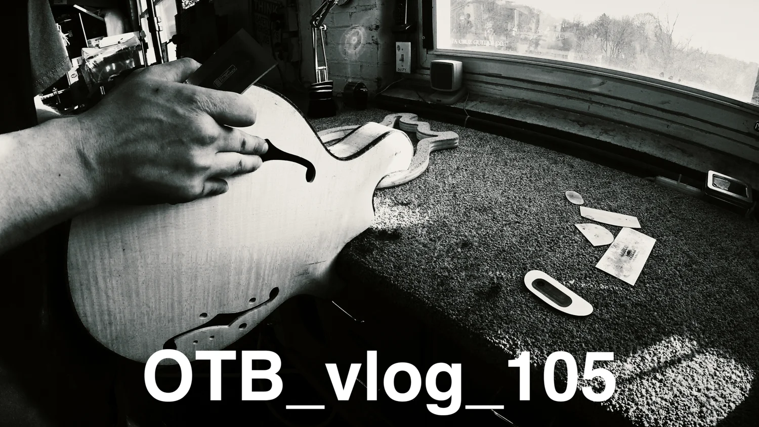 scrape down binding (sides) :: OTB_vlog_105