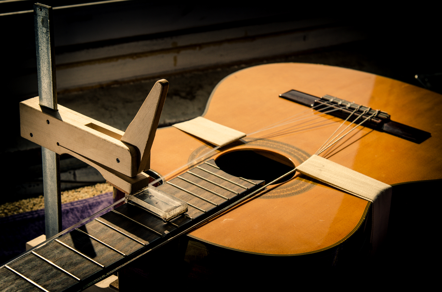 Fret on sale clamp guitar