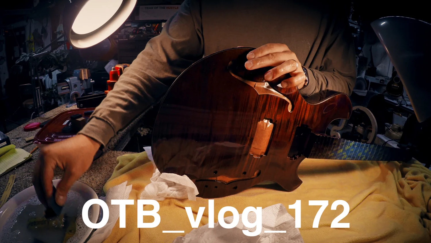 hollowbody finish rub out (sides) :: OTB_vlog_172