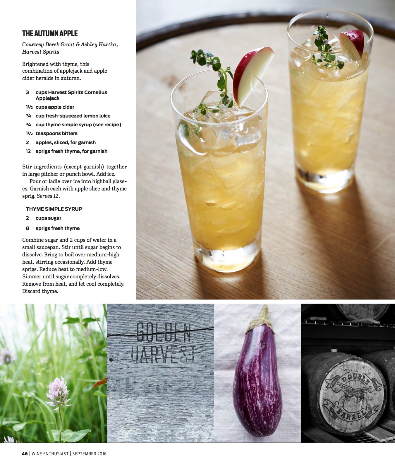 Wine Enthusast Sept 2016 Autumn Apple Cocktail 