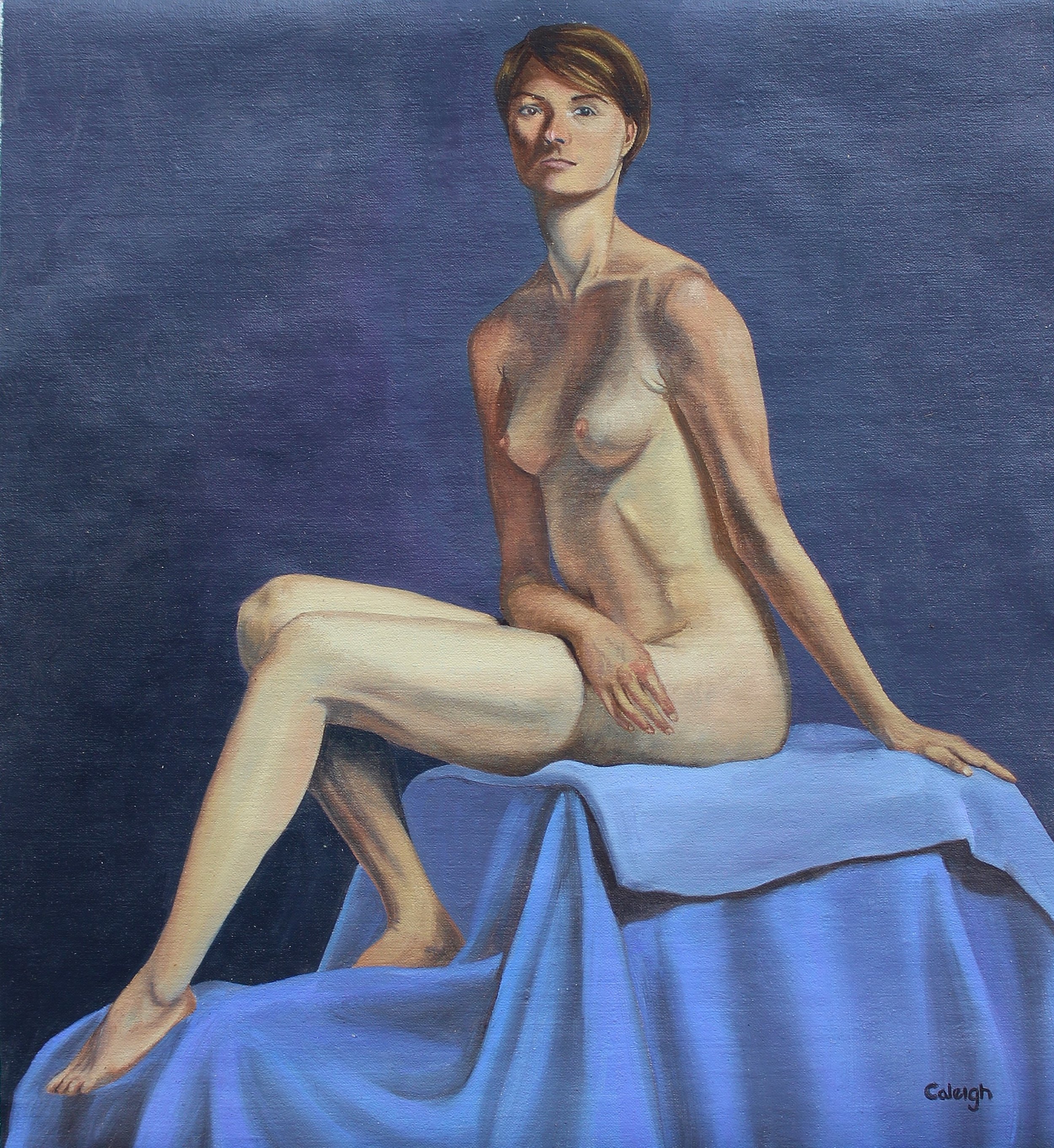   Chiara II   oil on linen  14 x 13 inches  2015 