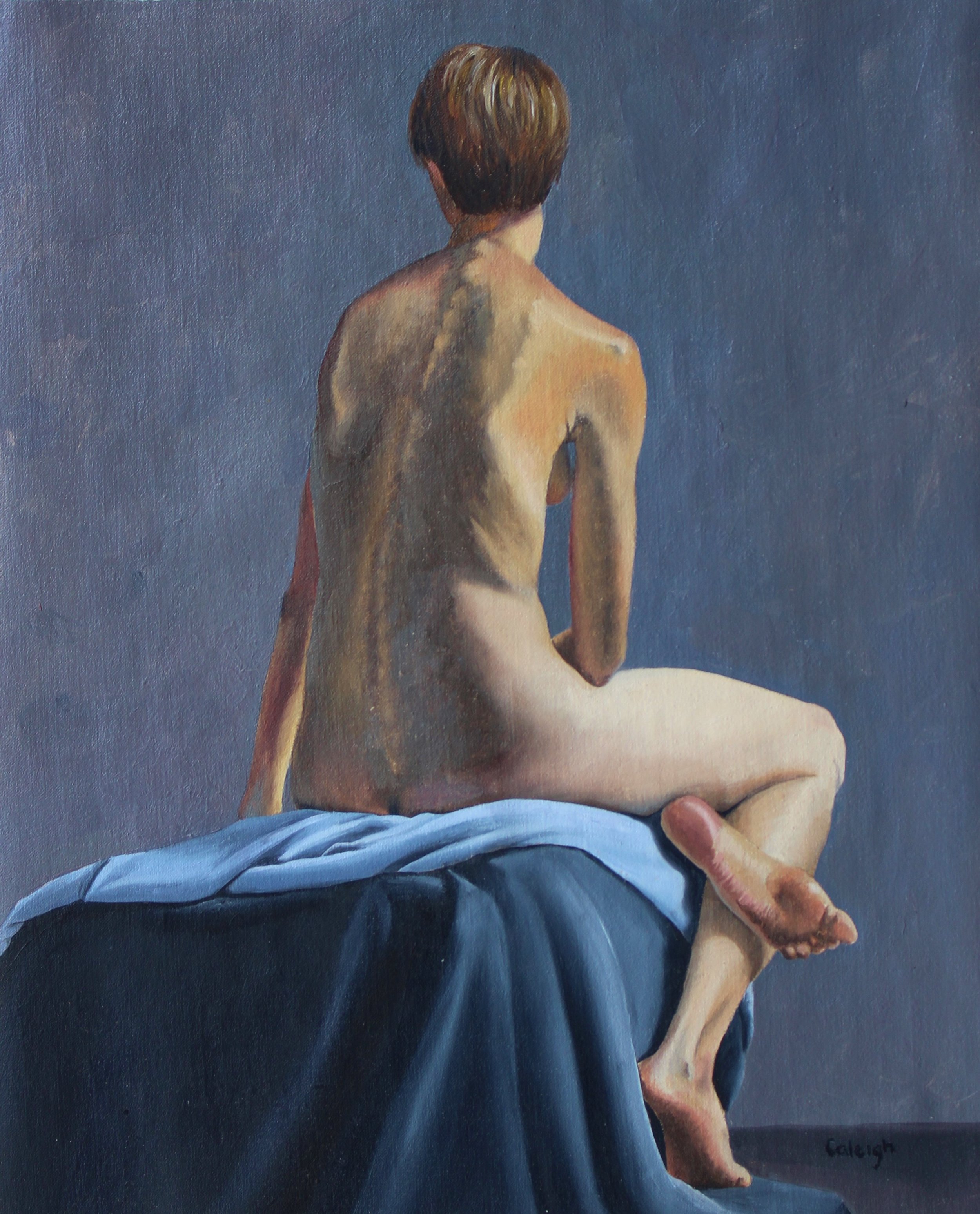   Chiara I   oil on linen  15 x 12.5 inches  2015 