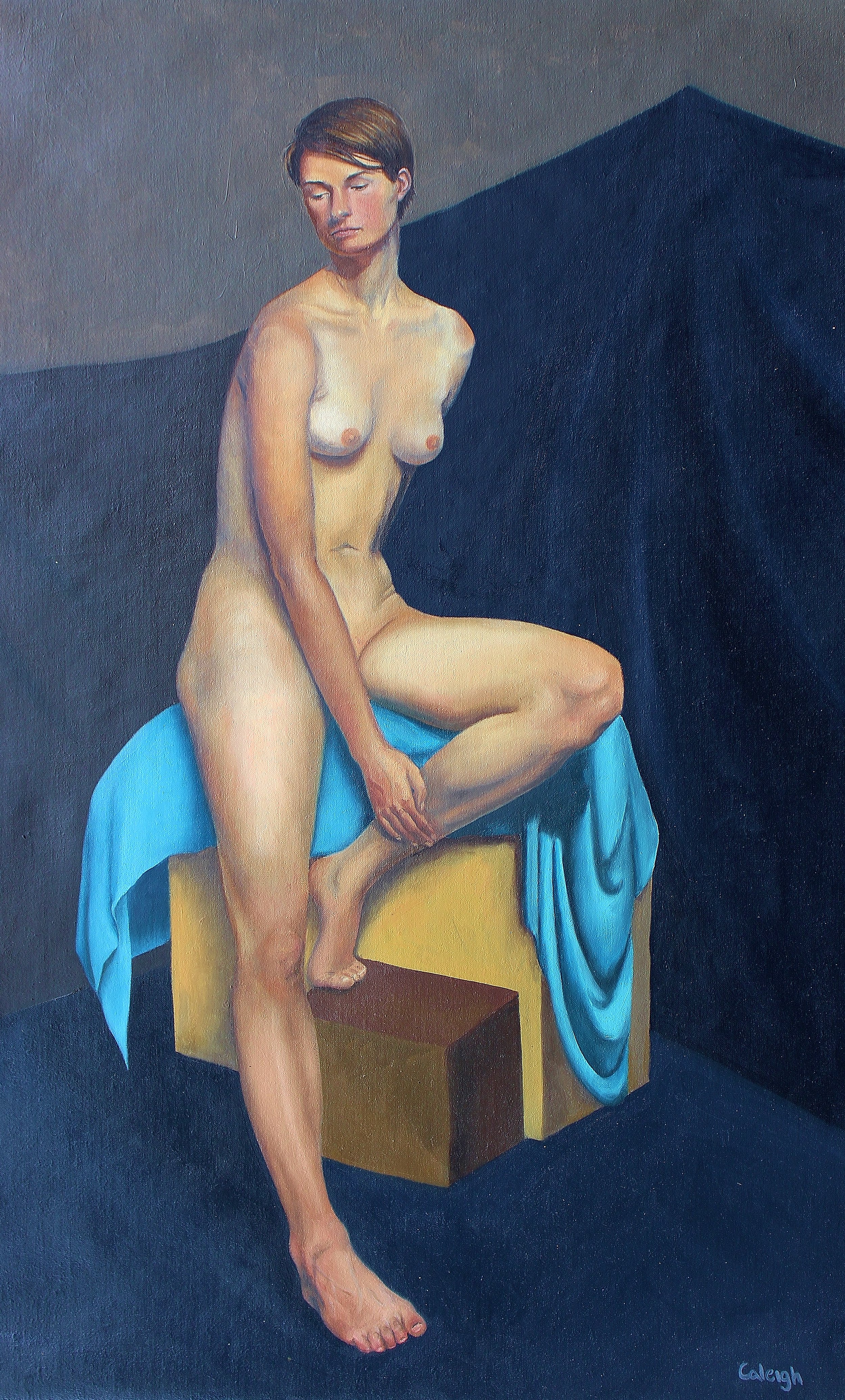   Chiara VI   oil on linen  26 x 16 inches  2015 