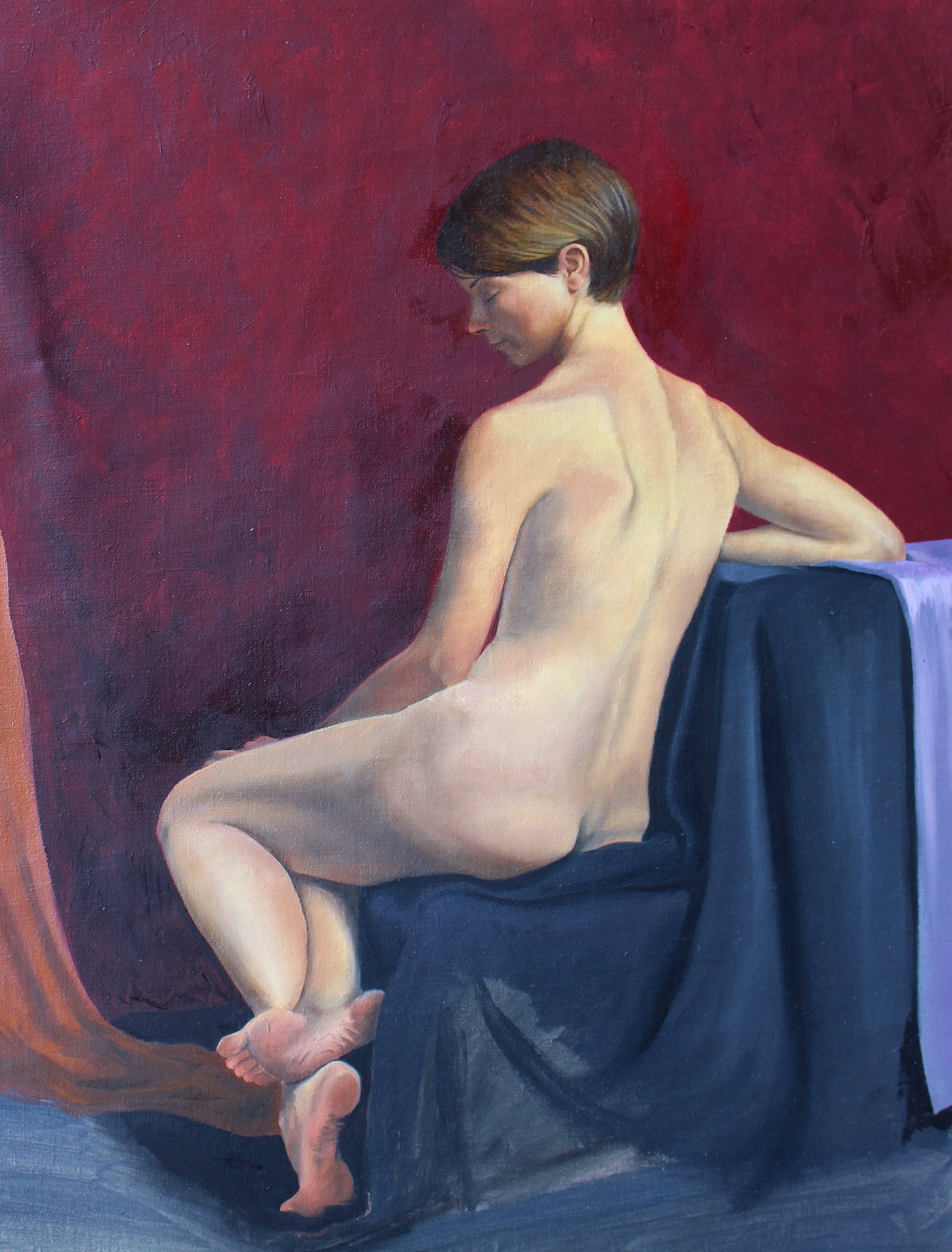   Chiara III   oil on linen  20 x 15.5 inches  2015 