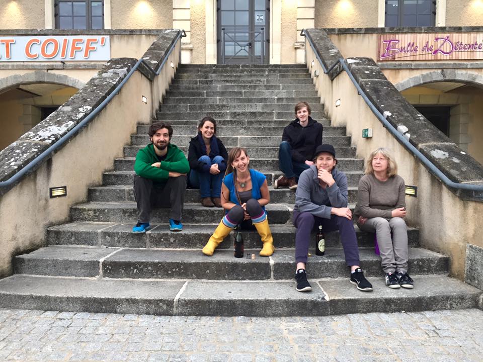 Some fellow artists and myself at the French atelier program I attended in 2015