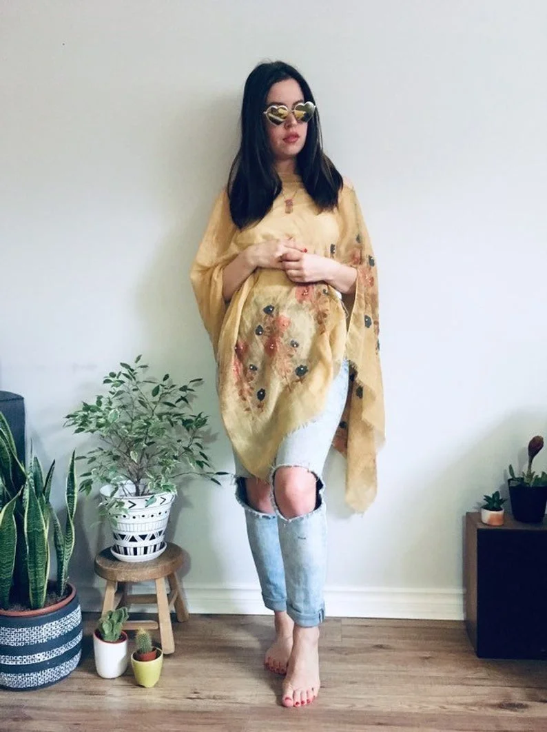 halina mustard gauzy shall.jpg