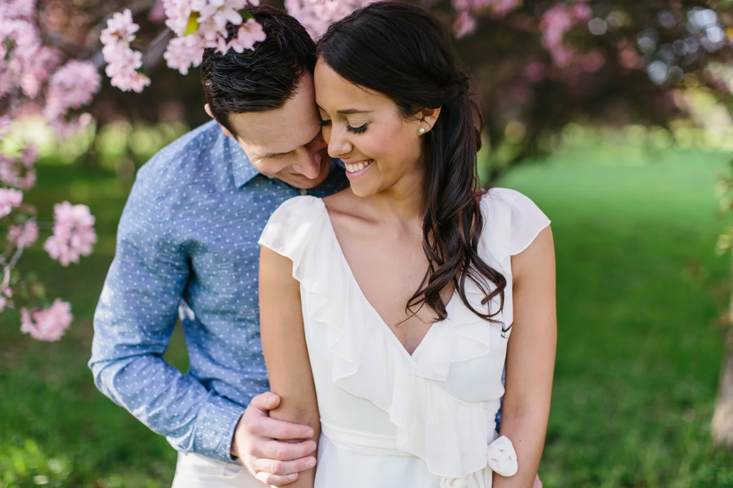 Ottawa Blossom Engagement Session - Nathalie & Andrew