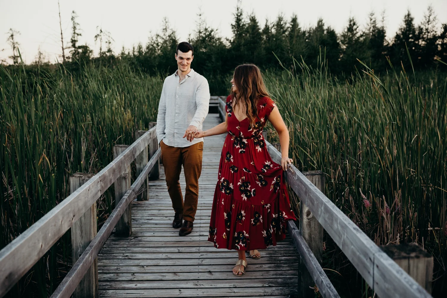 Mer Bleue Engagement Session - Madison and Travis 45.jpg