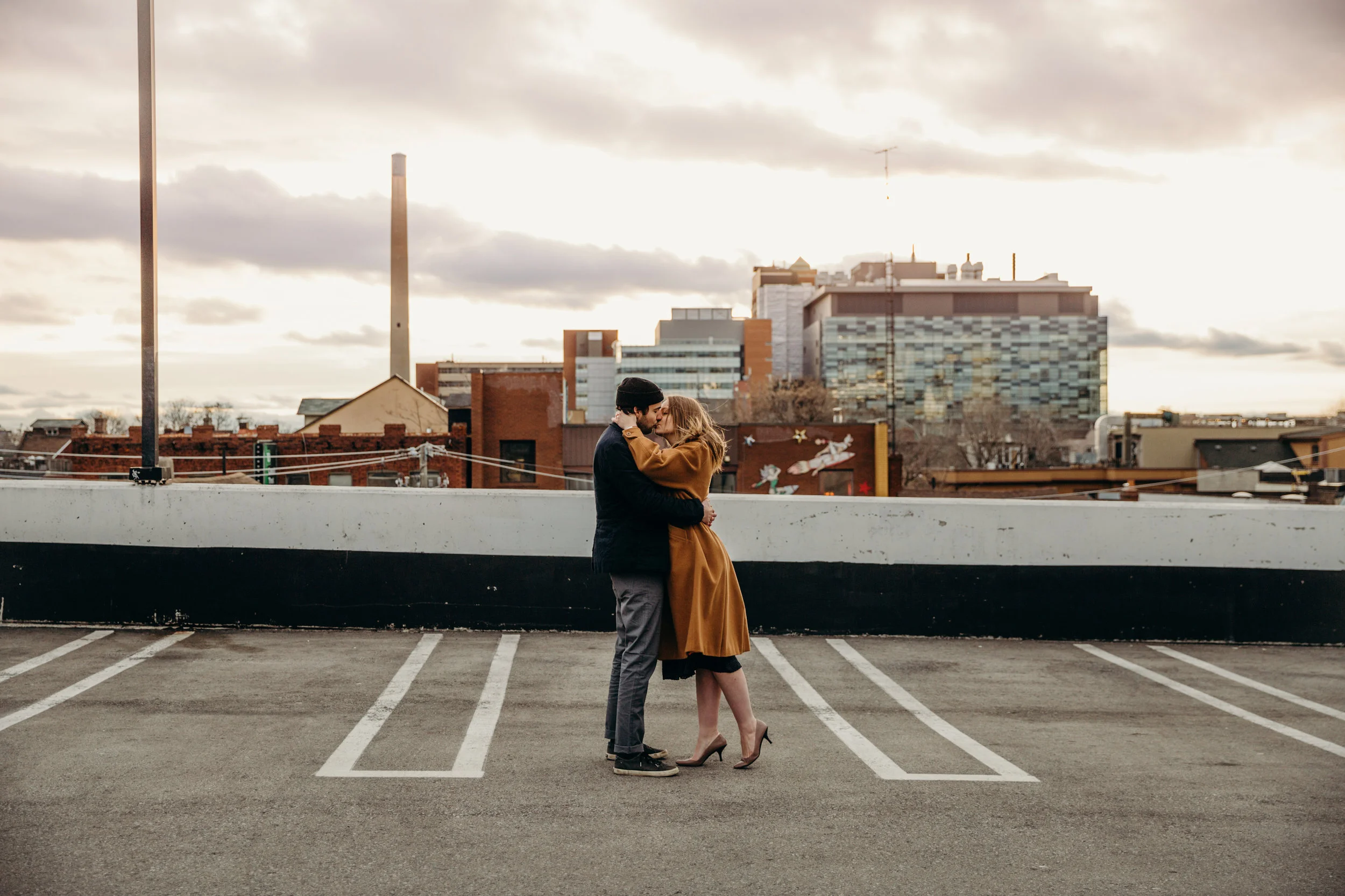 Downtown Toronto Engagement Session - Miranda & Charles
