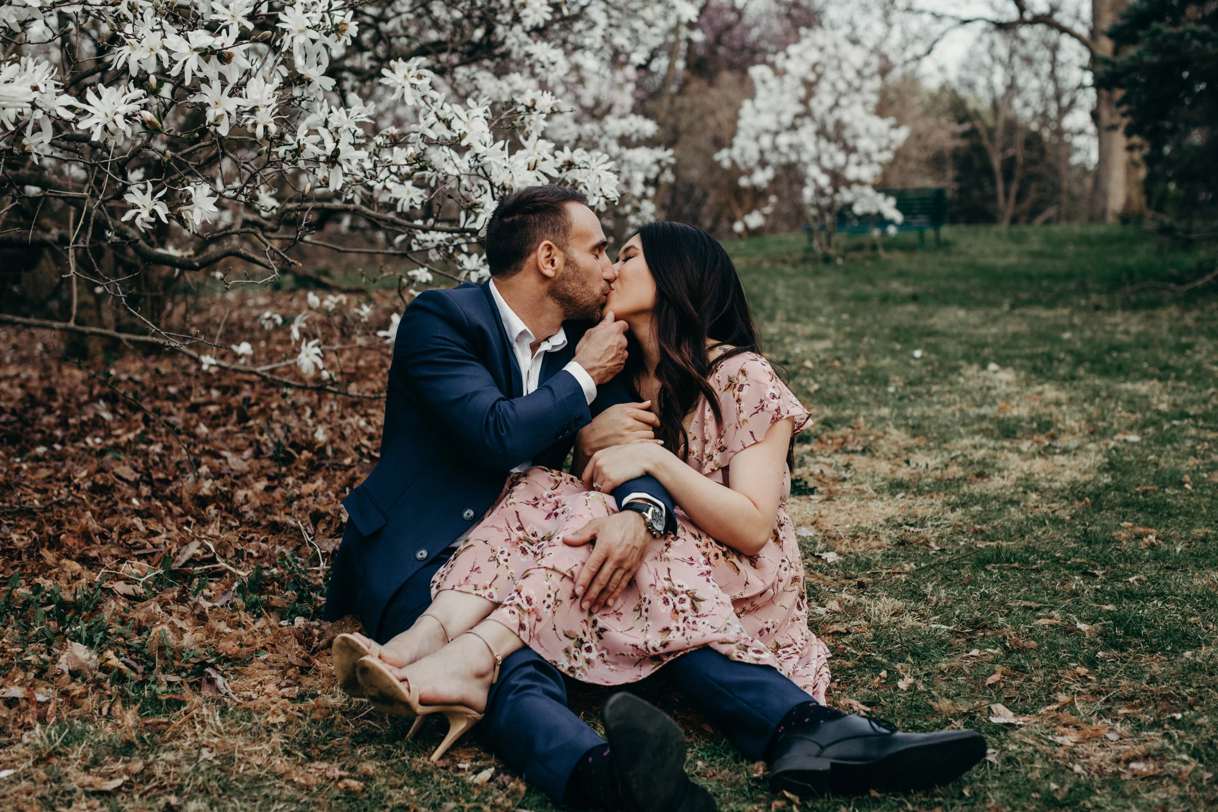 Ottawa Blossom Engagement Session - Tina & Matthew