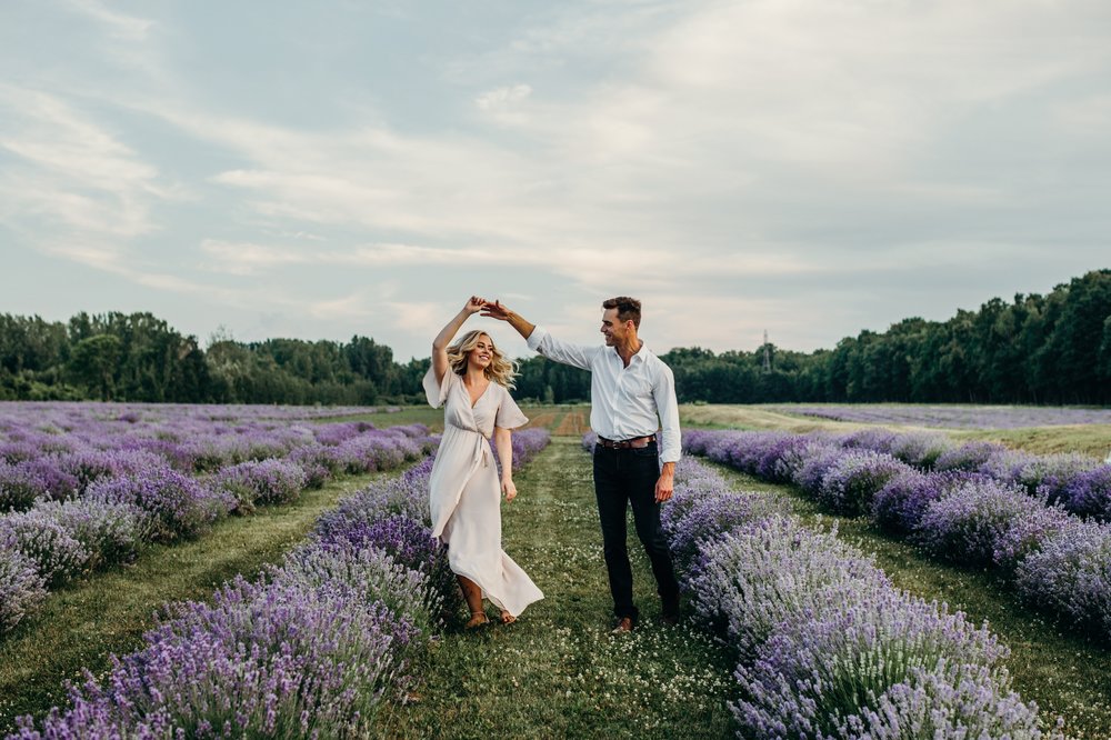 Lavender Farm La Maison Lavande Engagement Session  27.jpg