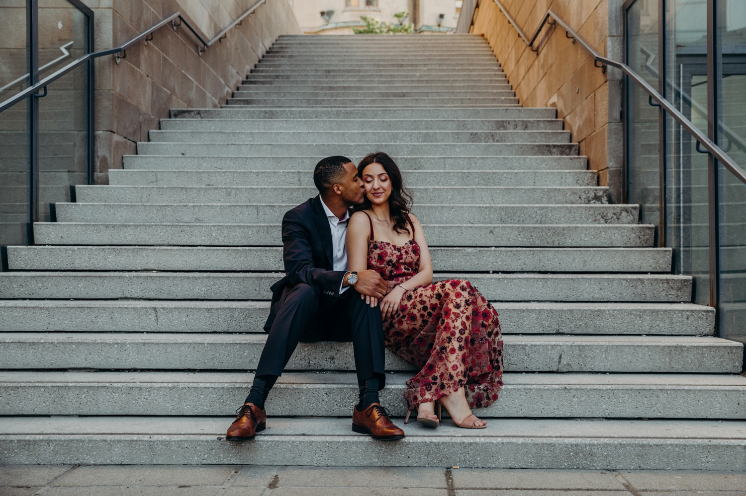 Downtown Ottawa Engagement Session - Cethia &amp; Tyson