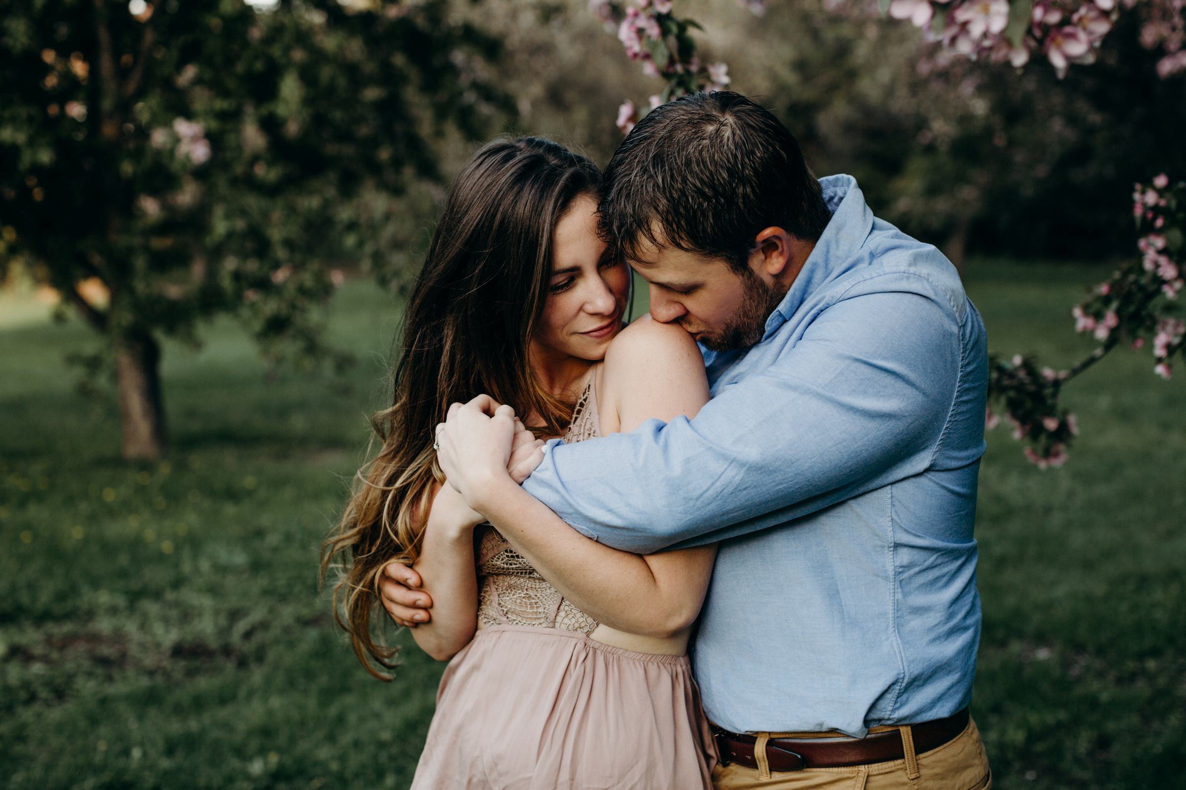 Ottawa Blossom Engagement Session - Bryanne &amp; Andrew