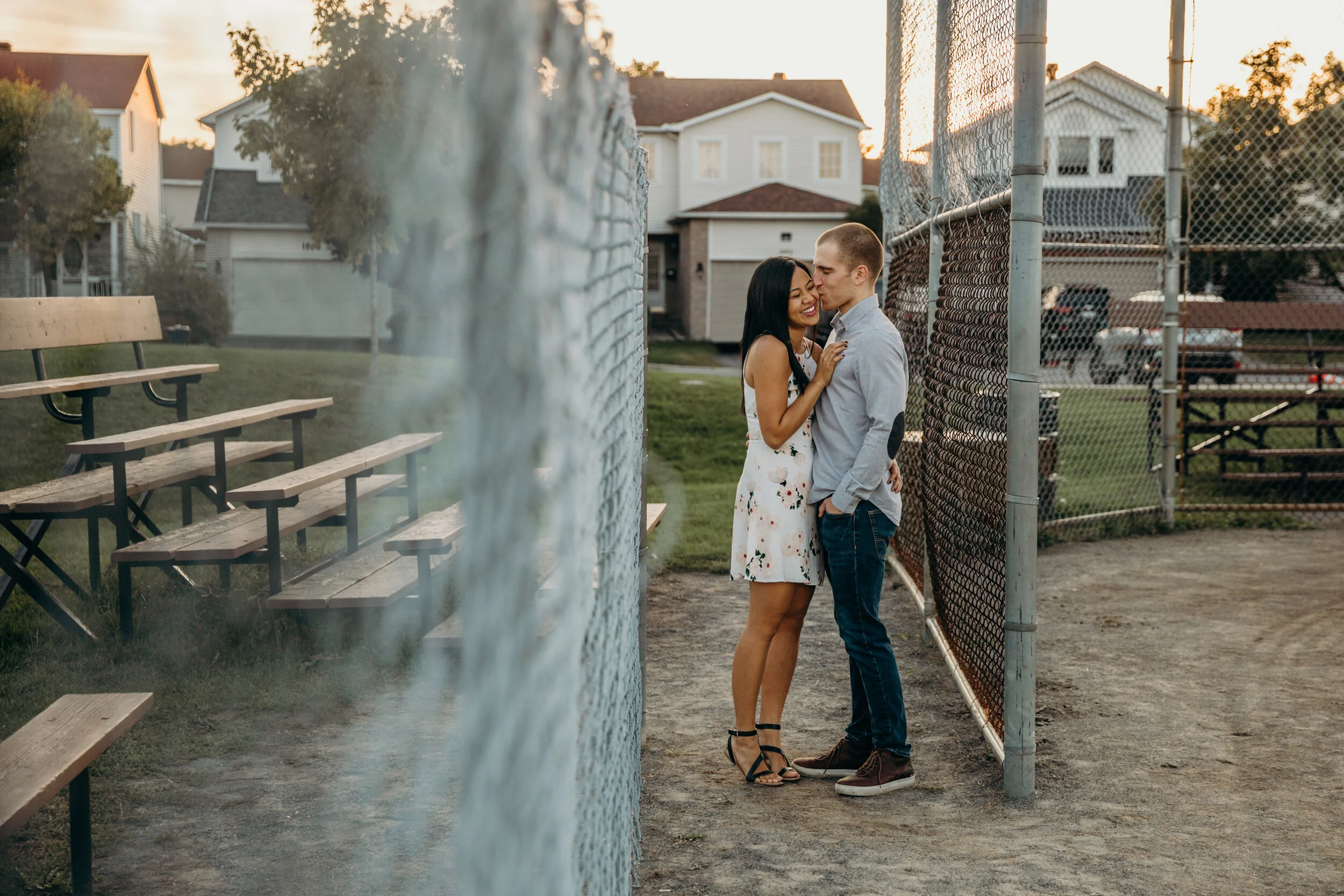 Ottawa Schoolyard Engagement Session -Lisa &amp; Alex