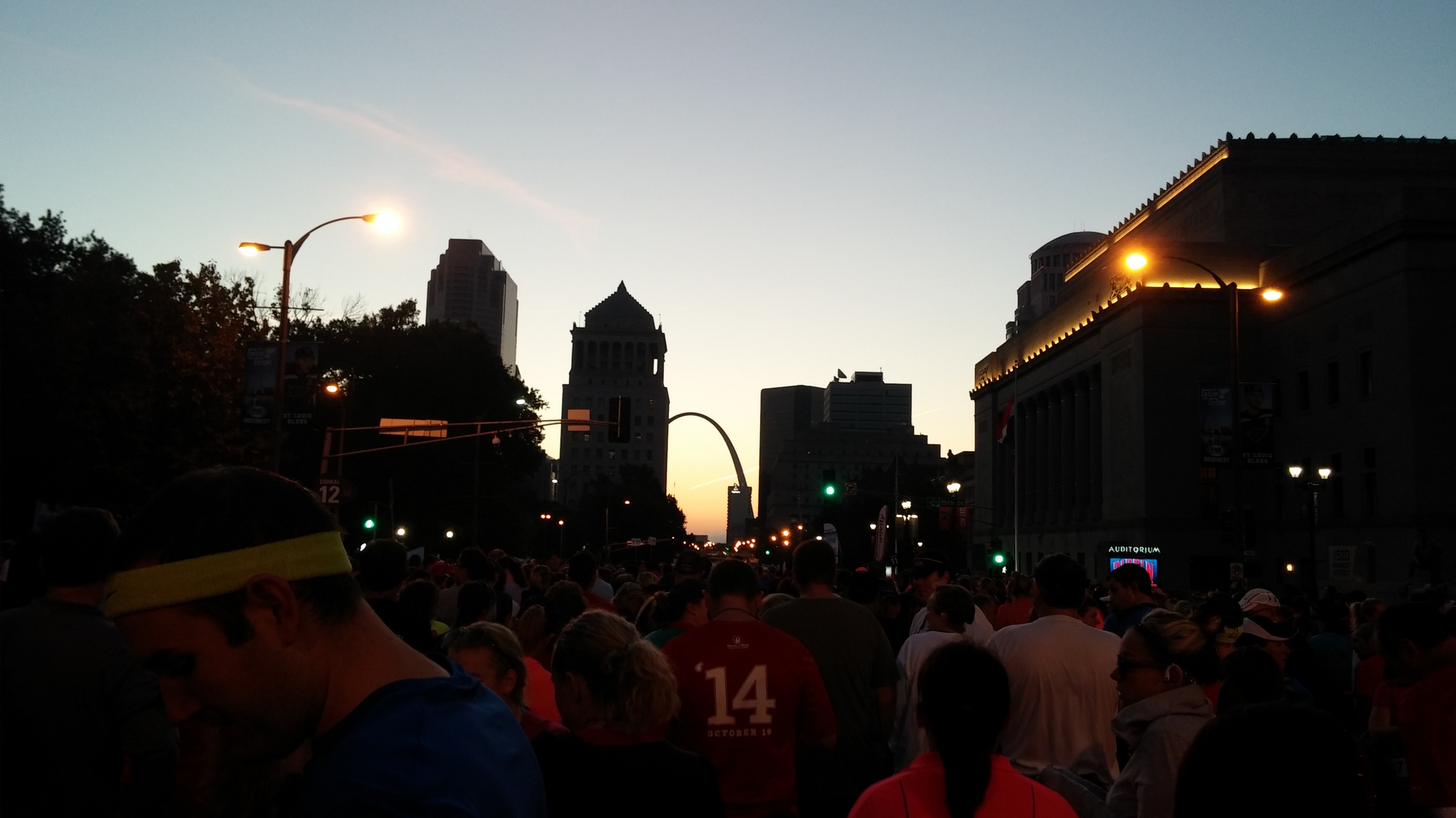 View from our way-back corral (the slower you are, the further back your start)