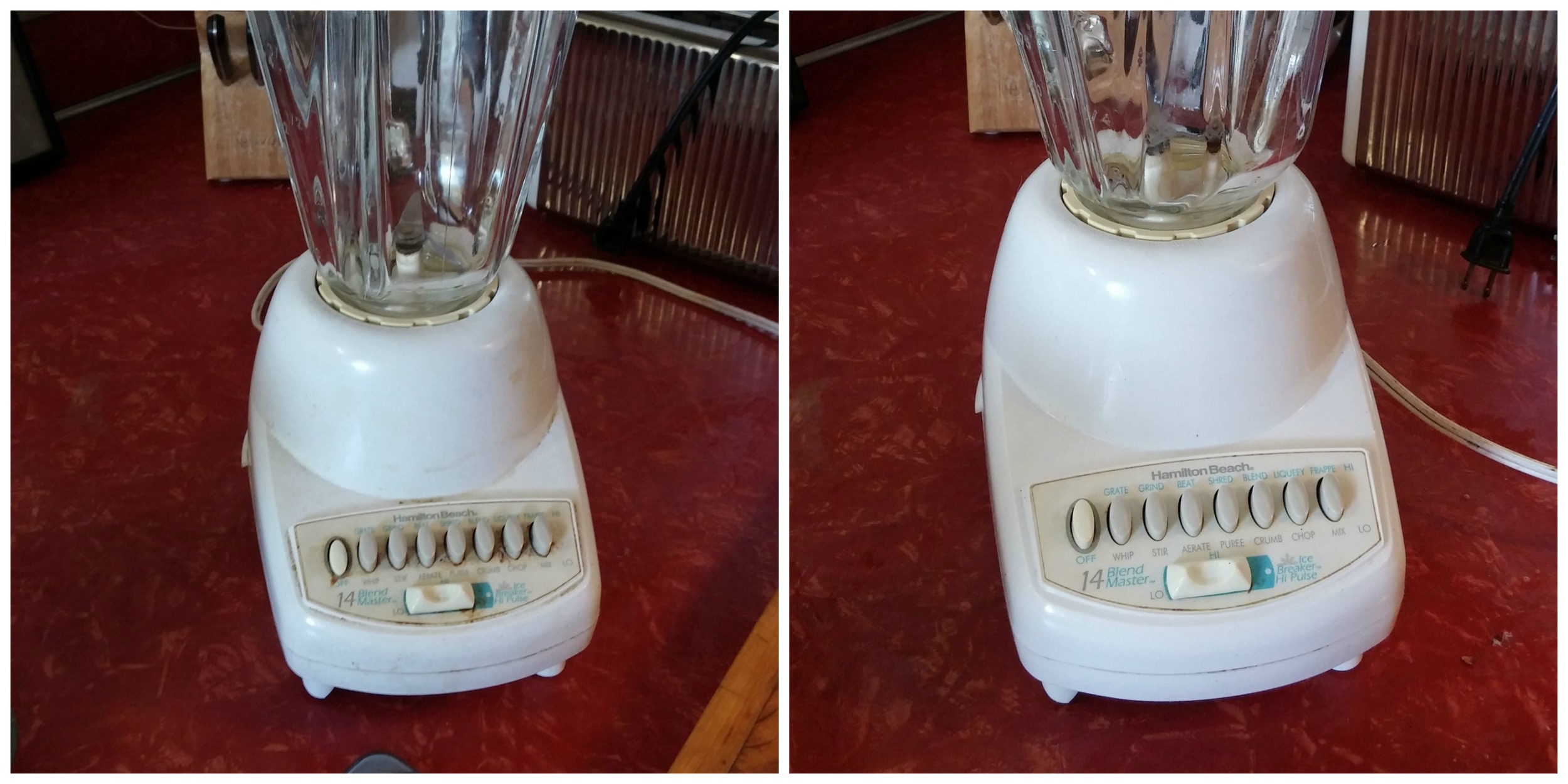 Check out the reflection in that shiny toaster!