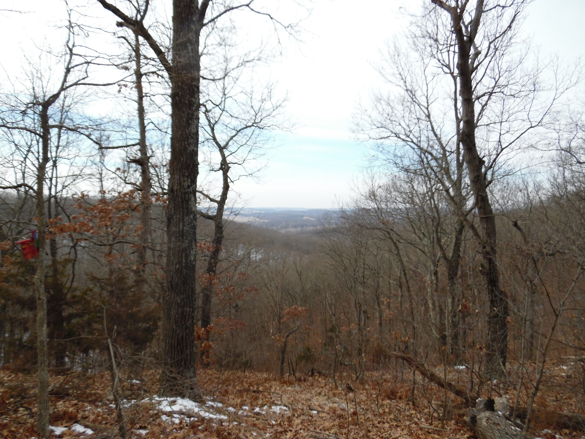 One of the benefits of winter hiking is you get some amazing views!