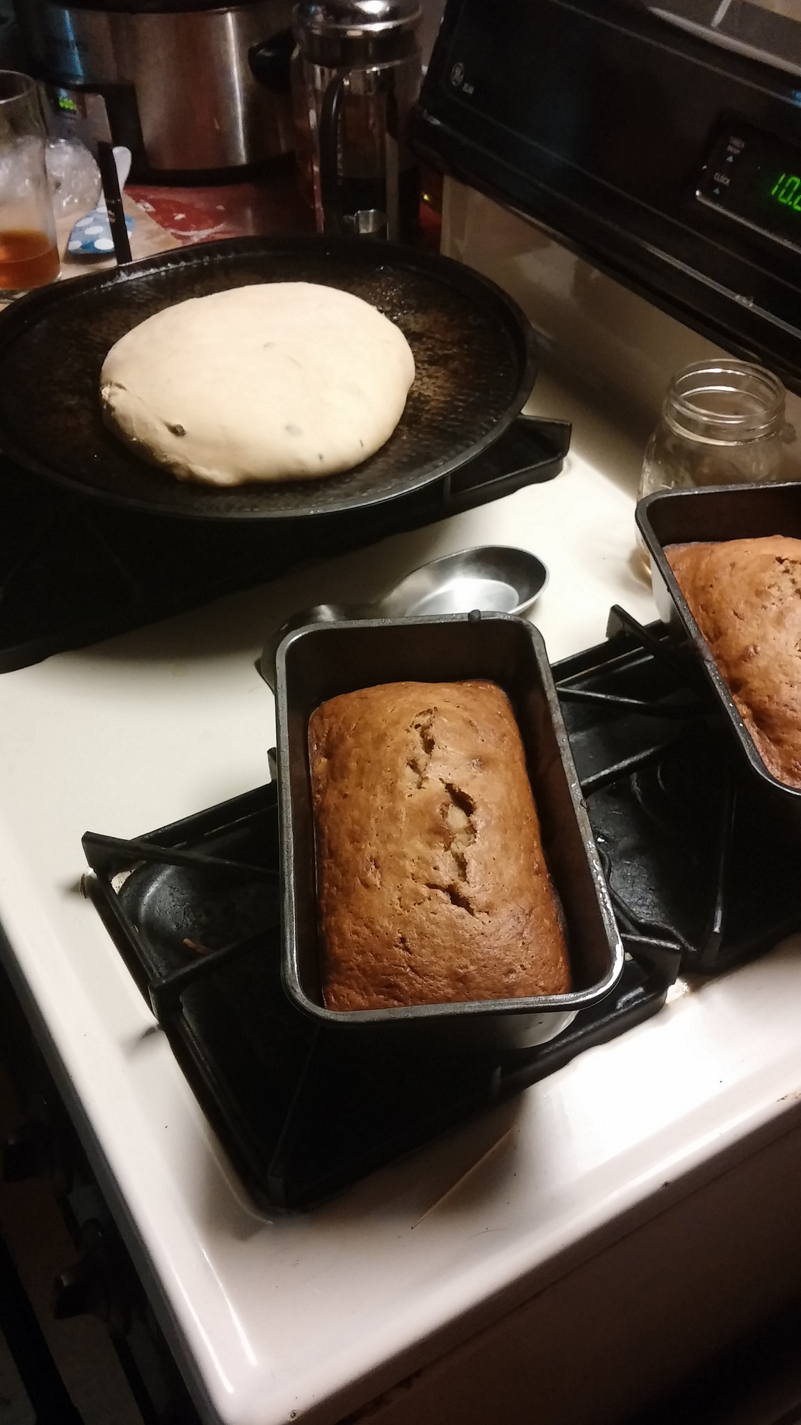 Late night baking leads to mindless eating. Always.