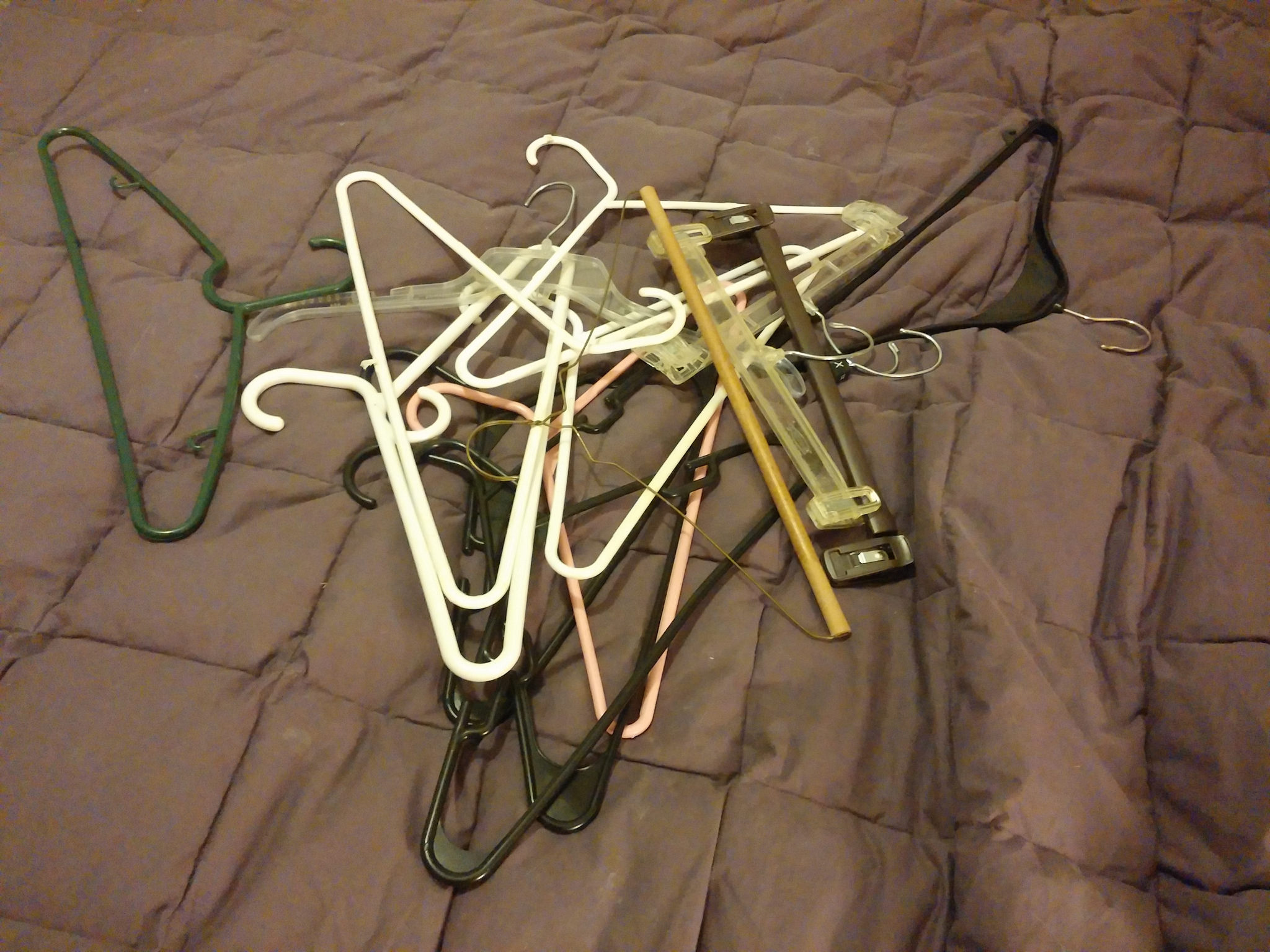 Empty hangers! Yay!