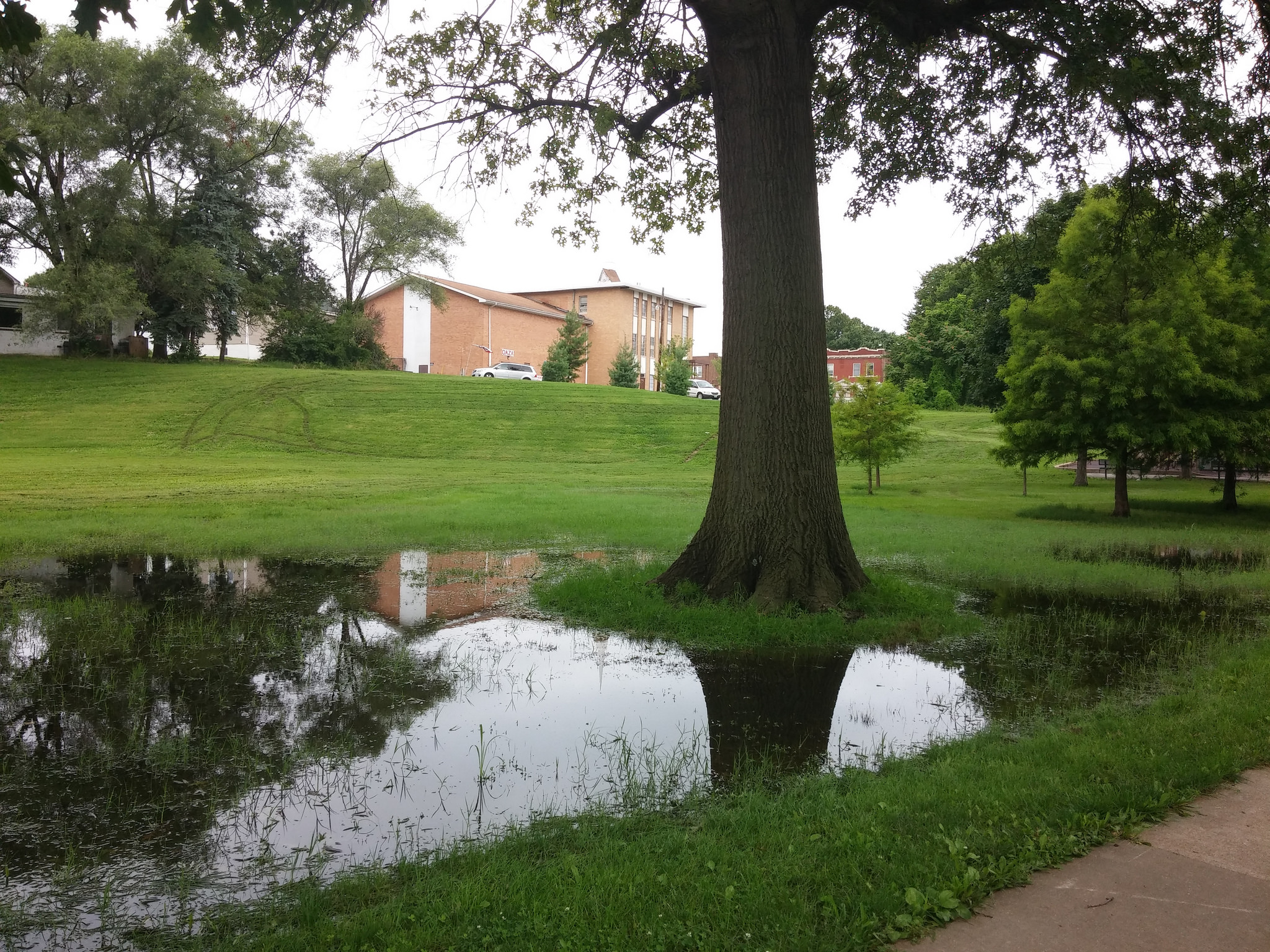 Nice moat! St. Louis is home to lots of new water features these days. 