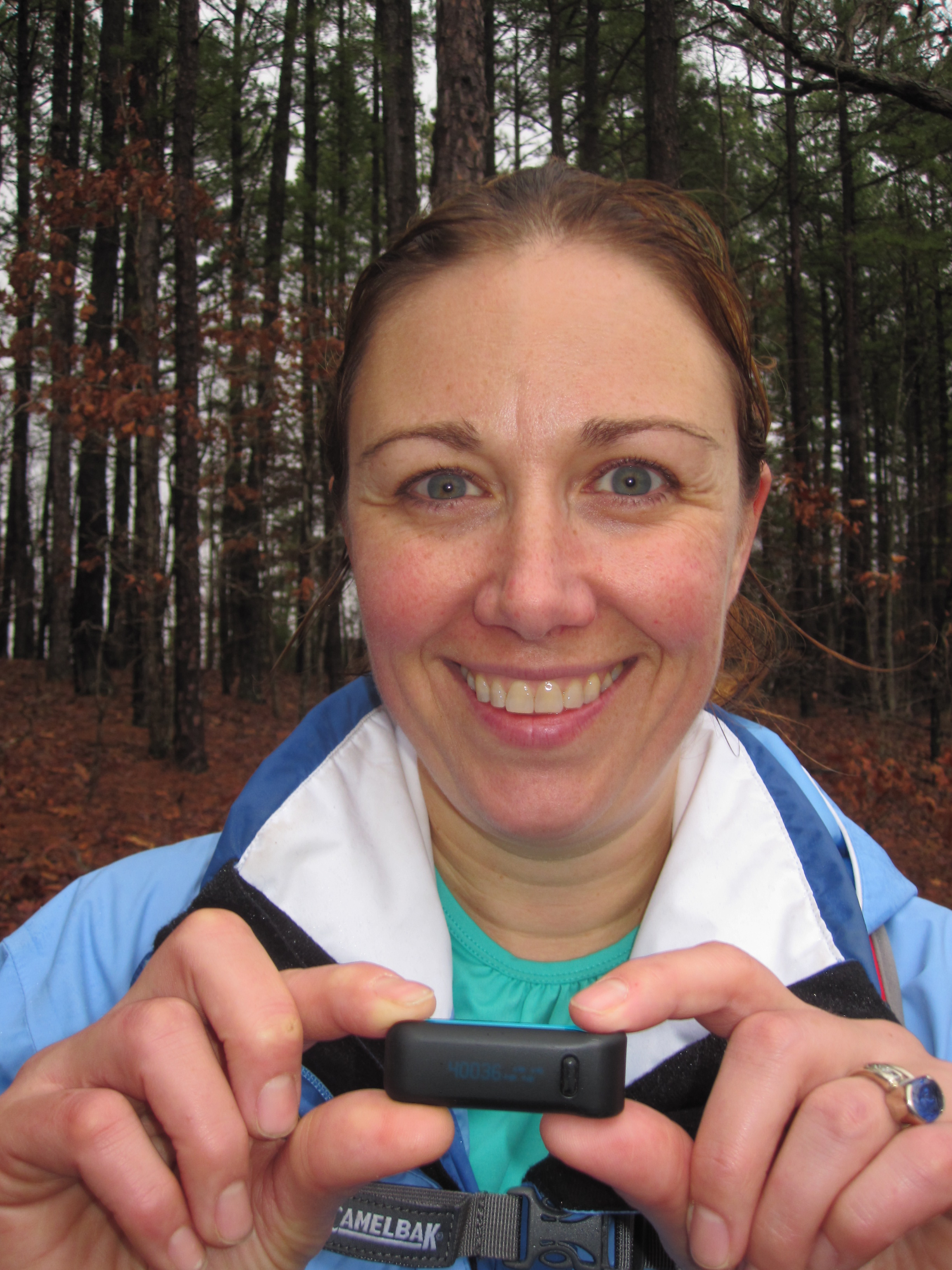 Me in 2012, showing off the first time I hit 40,000 steps, on the Courtois section of the Ozark Trail. I finished that day just over 45,000, which is still my record. 