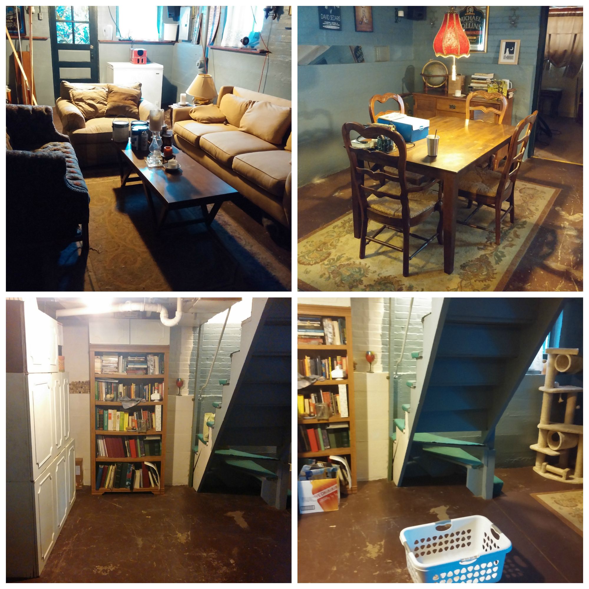 Basement after