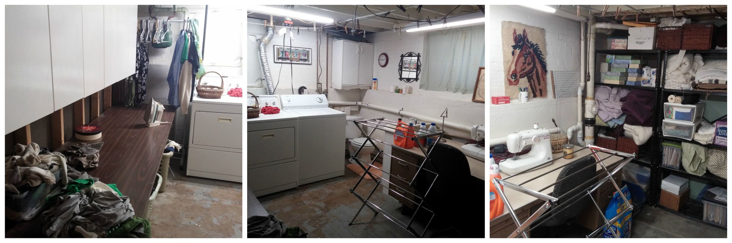 Laundry room eight months later