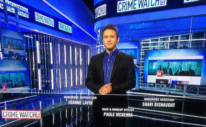 "Crime Watch Daily" with Chris Hansen. Wardrobe Supervisor Joanne Lavin.