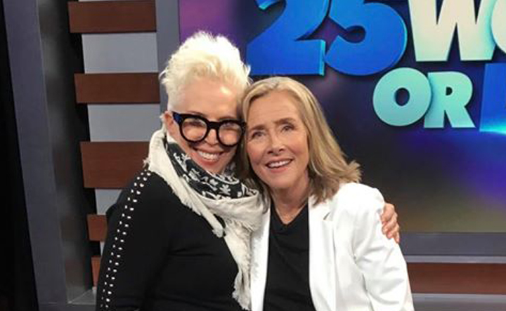 "25 Words or Less" hosted by Meredith Vieira. Wardrobe Stylist Joanne Lavin.