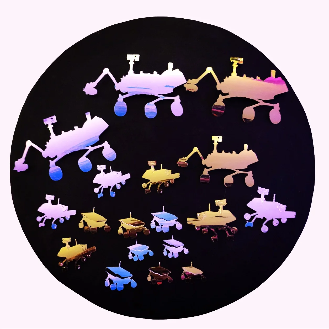 Mars Rover Stickers (2018)