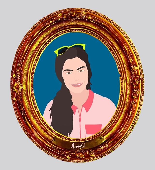 Hi Rudi! Saw your latest starship model flyby yesterday. We waved! See you at the pirate bar later. ✨✨✨#ladyladyandgirlygirl 
#graphicdesign #portrait #art #doodlesofinstagram #digitalportrait #1stopraellashop #ladyleagues