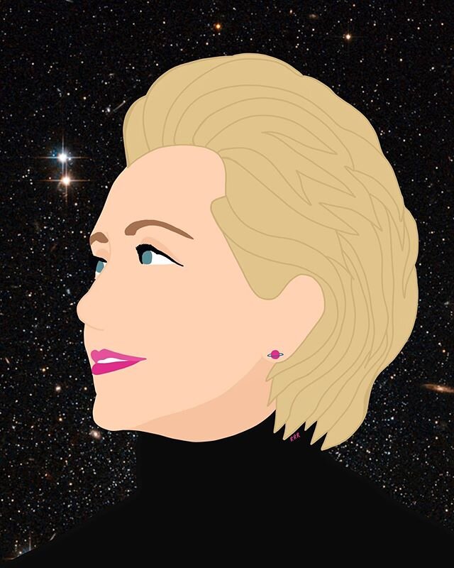 Happy #internationalwomensday to all the ladies out there and especially to @hillaryclinton who truly is the baddest bitch around. Always has been, always will be. Also go watch Hillary on Hulu if you want a good-emotionally-varied-cry. #justabigfan 