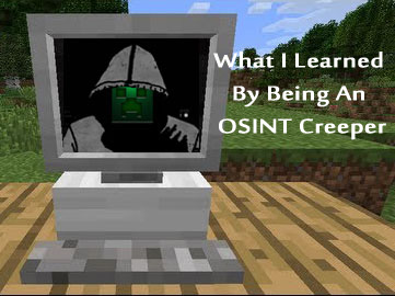 Minecraft In The Slide Deck Never Hurts