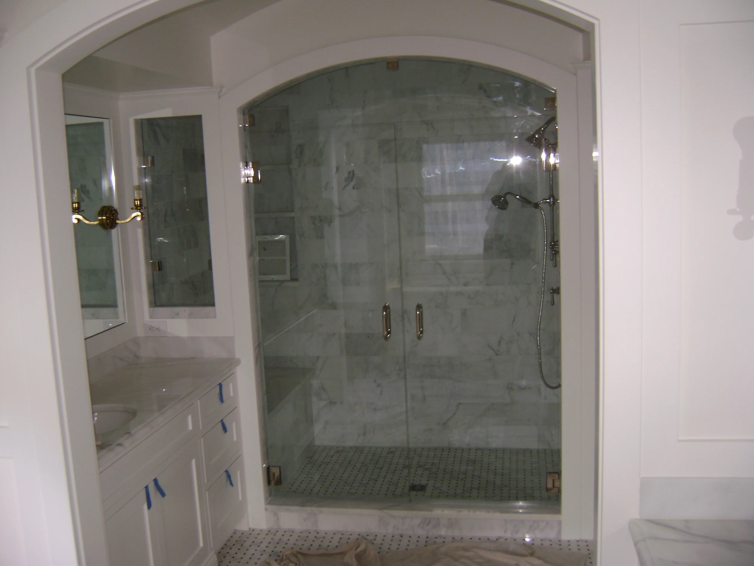 Euro French Doors with Transom