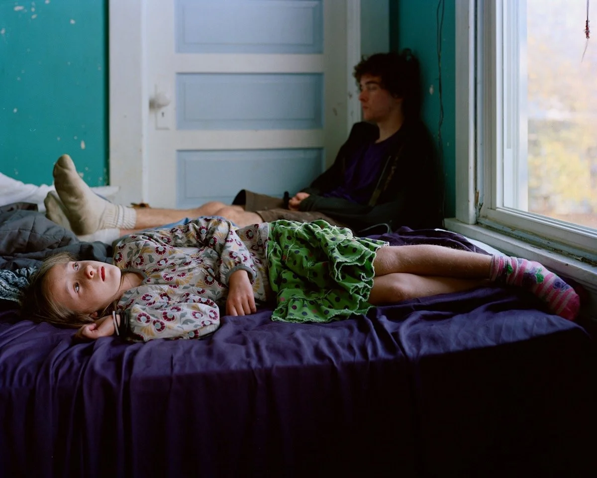 Scarlett and Troy at their Mother's, 2013