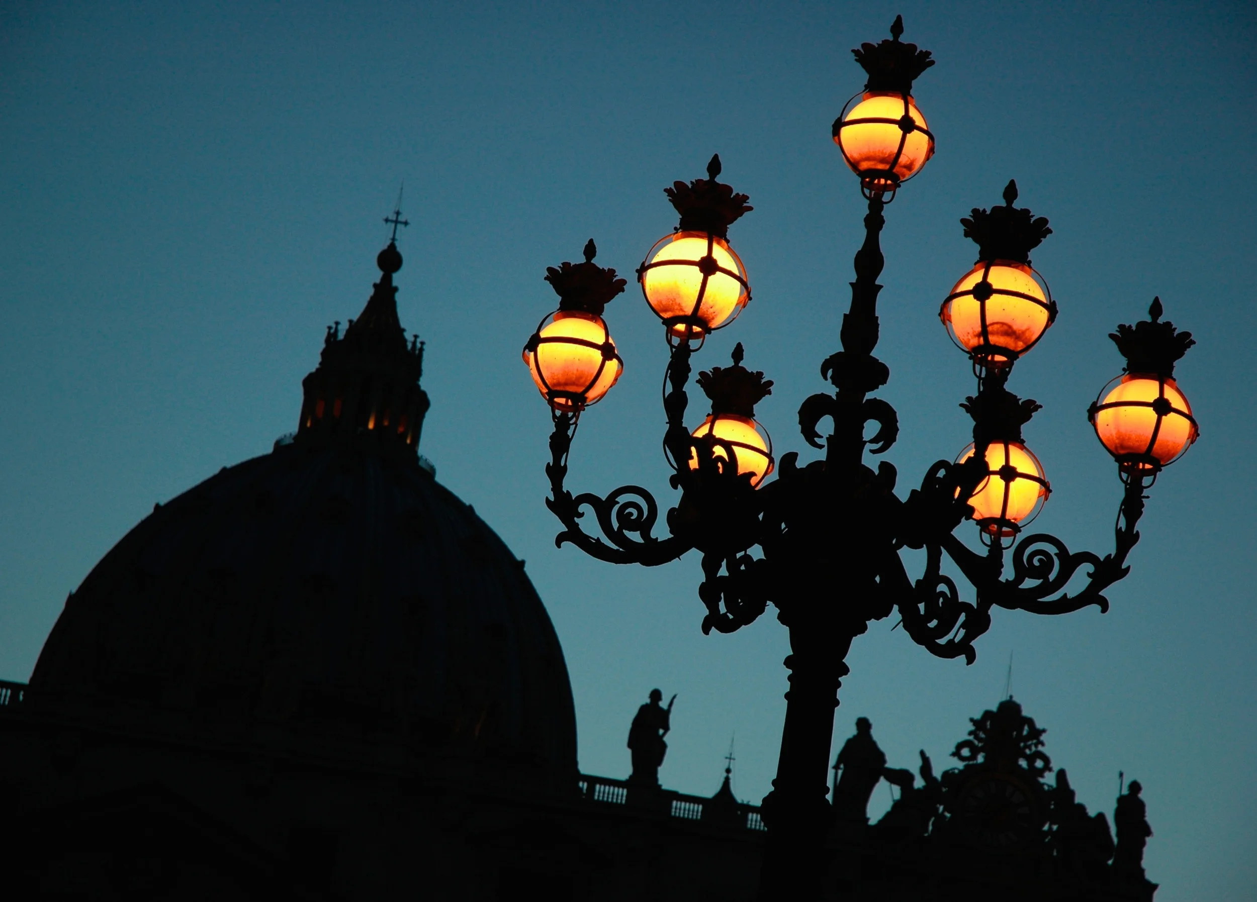 St. Peter's Basilica at Dusk