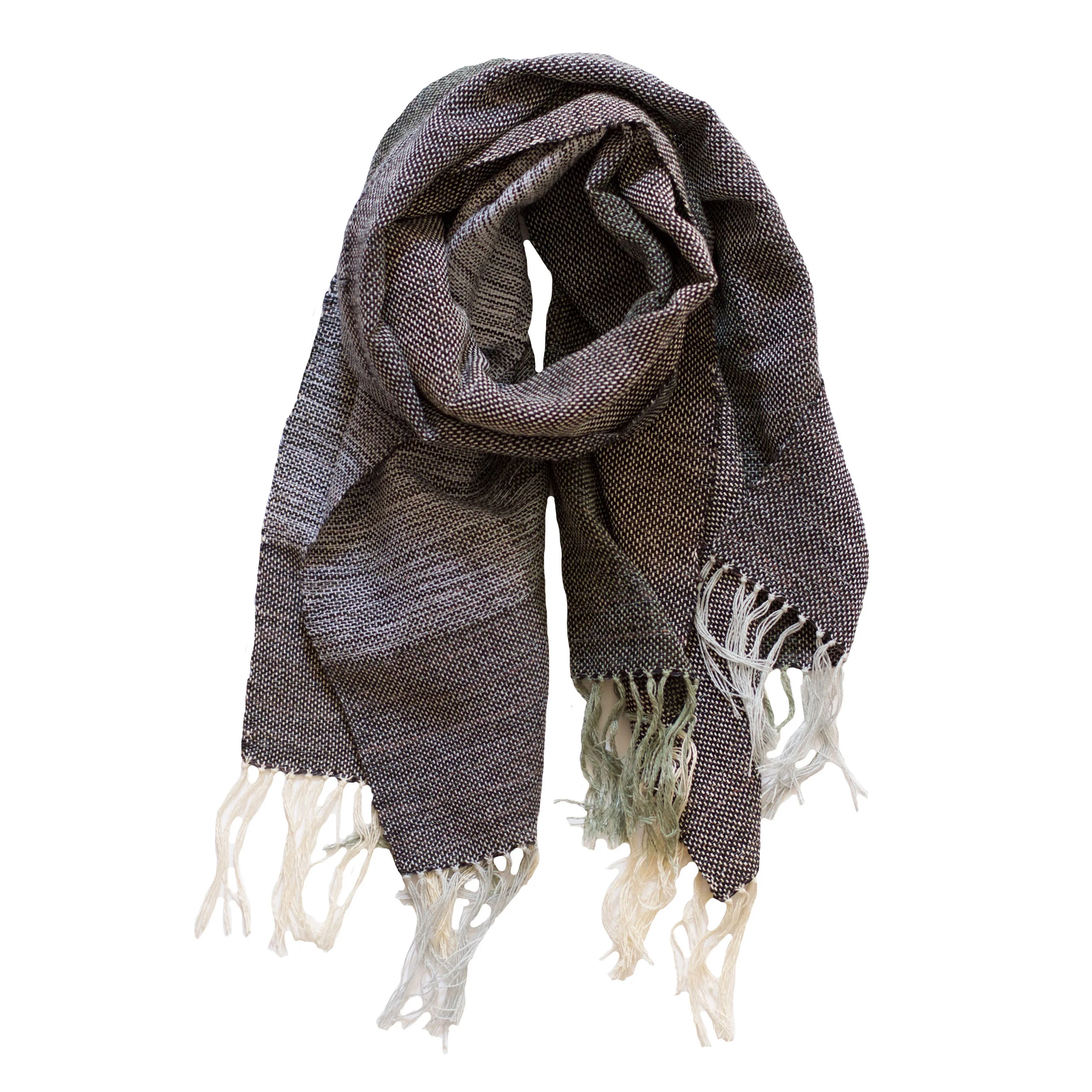 Handwoven scarves.