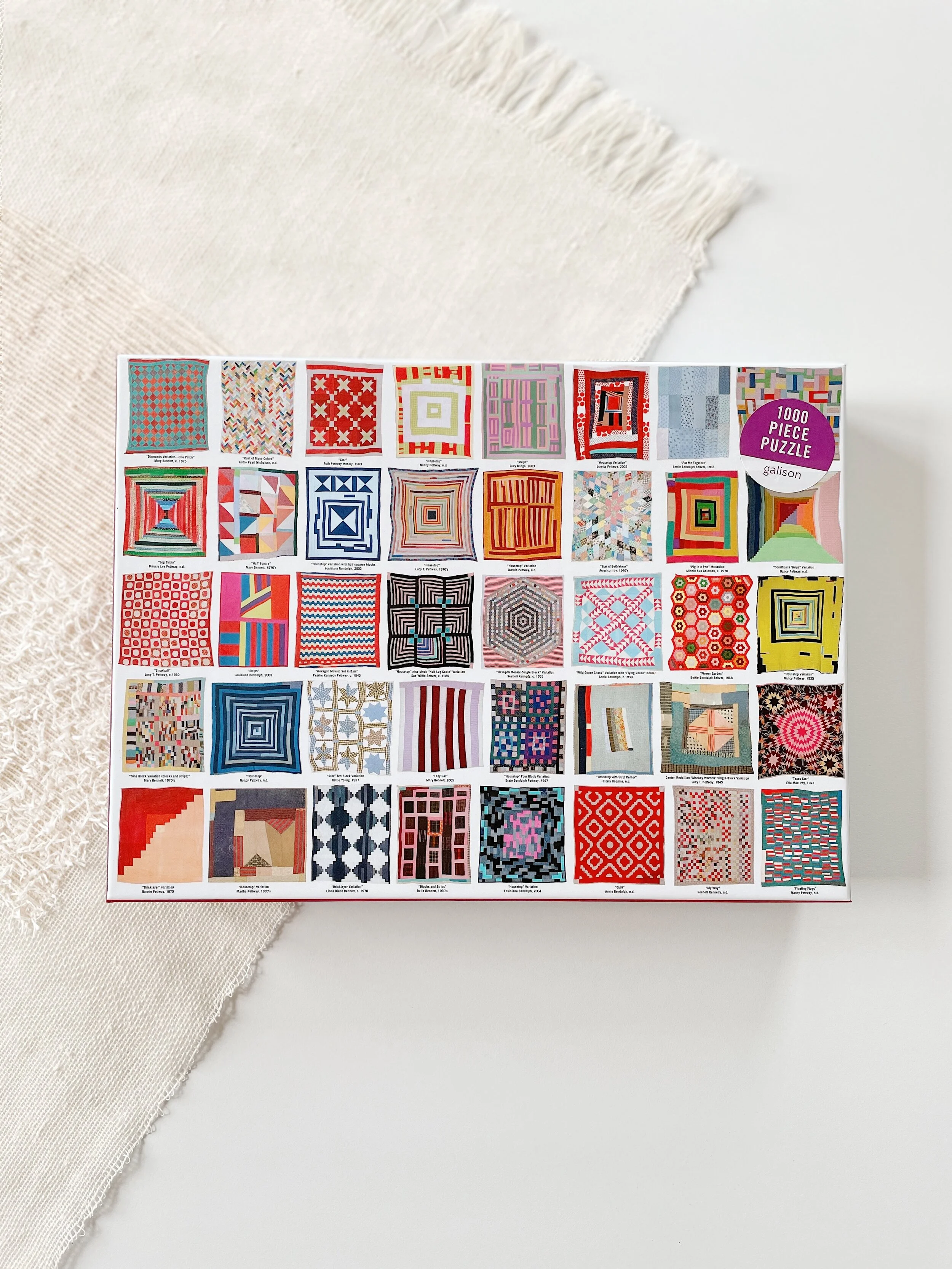 quilts of gee's bend 1000 piece puzzle — Weaver House