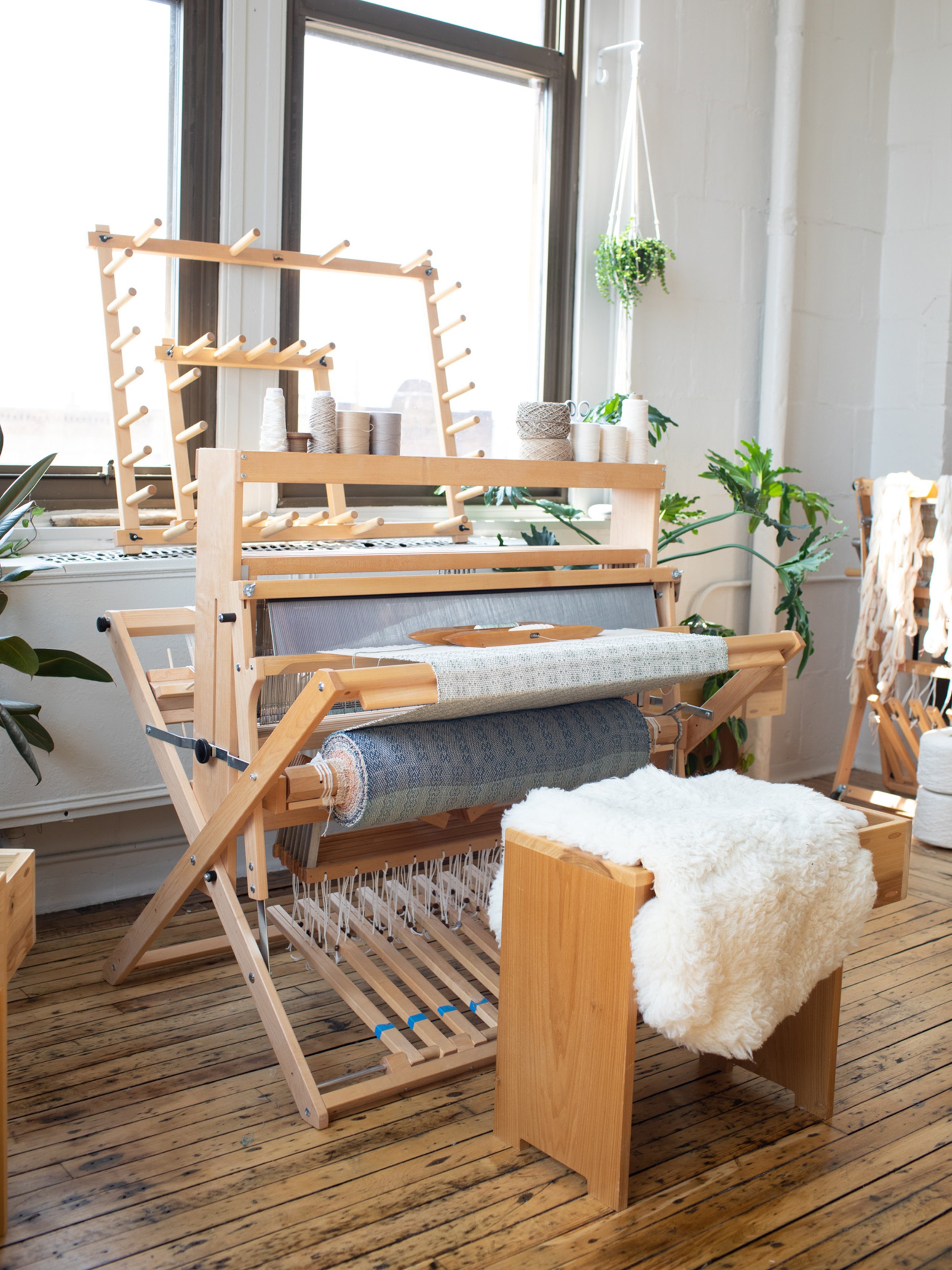 36 schacht mighty wolf floor loom — Weaver House