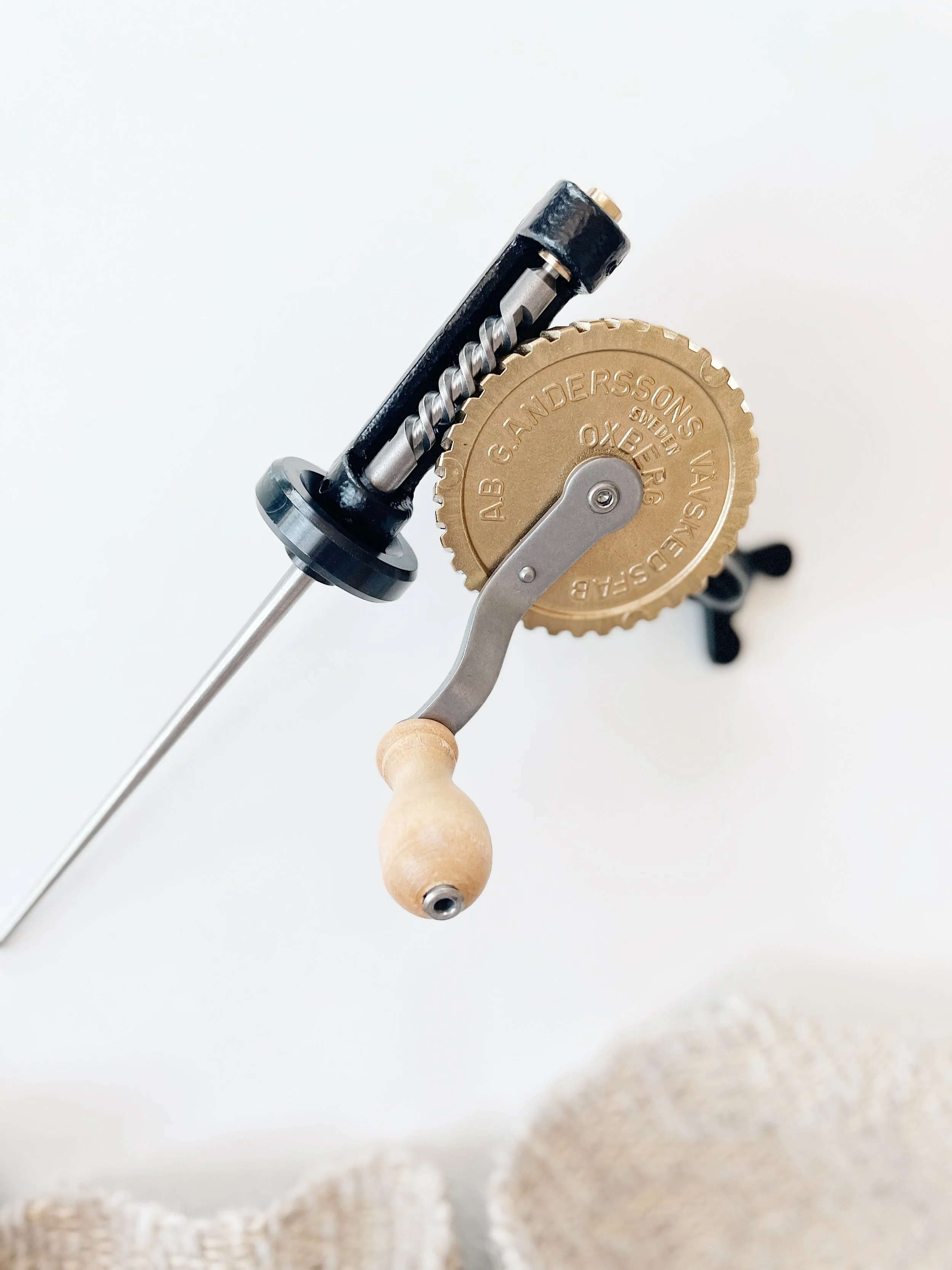 glimakra swedish metal bobbin winder — Weaver House