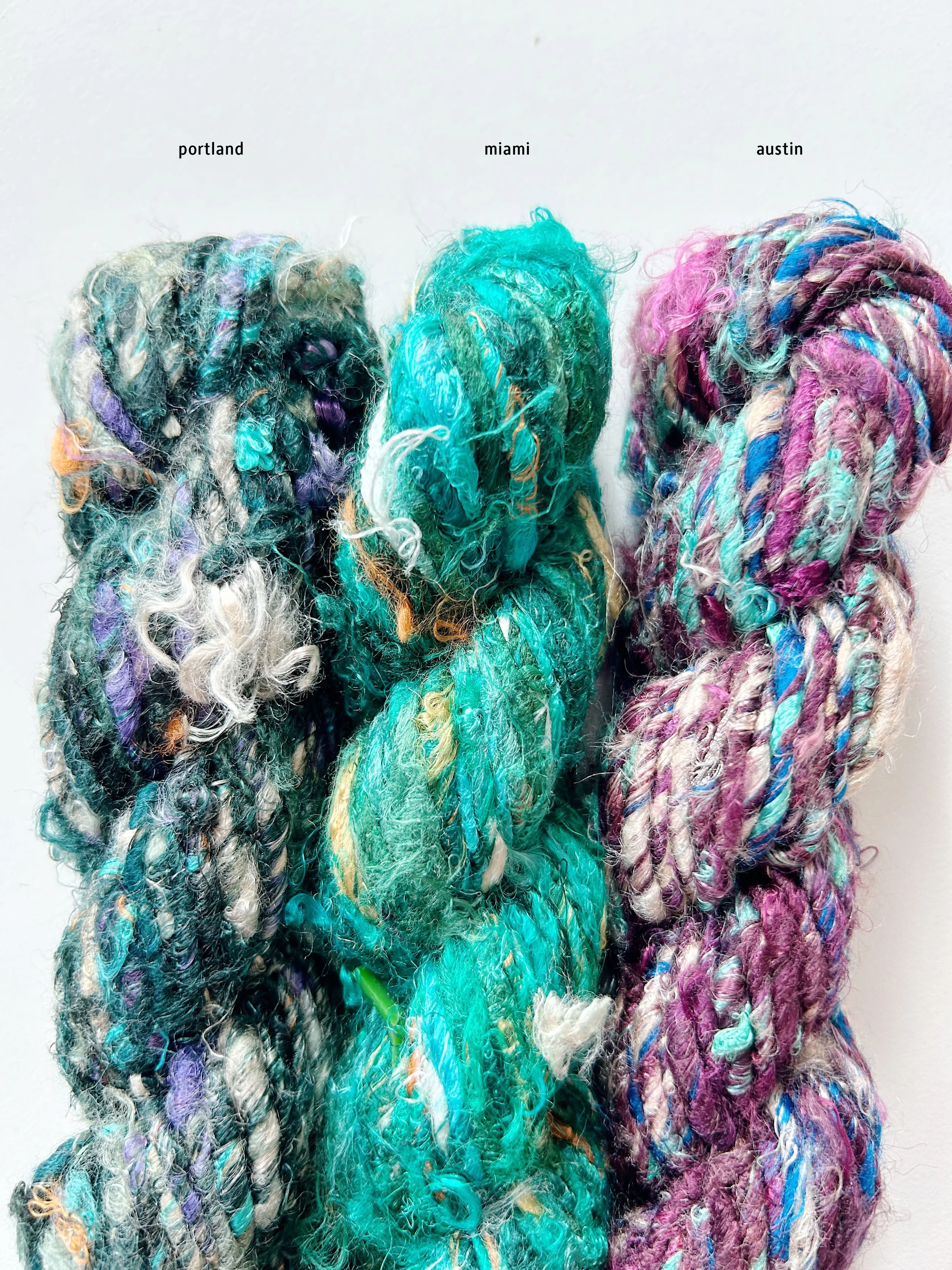 handspun banana silk (12 colors) — Weaver House