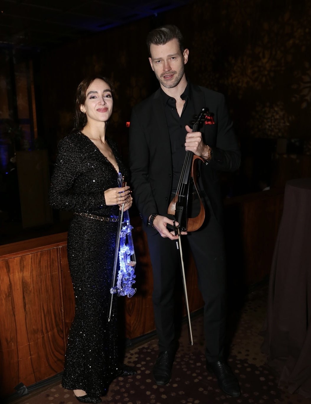 Electric violin duo